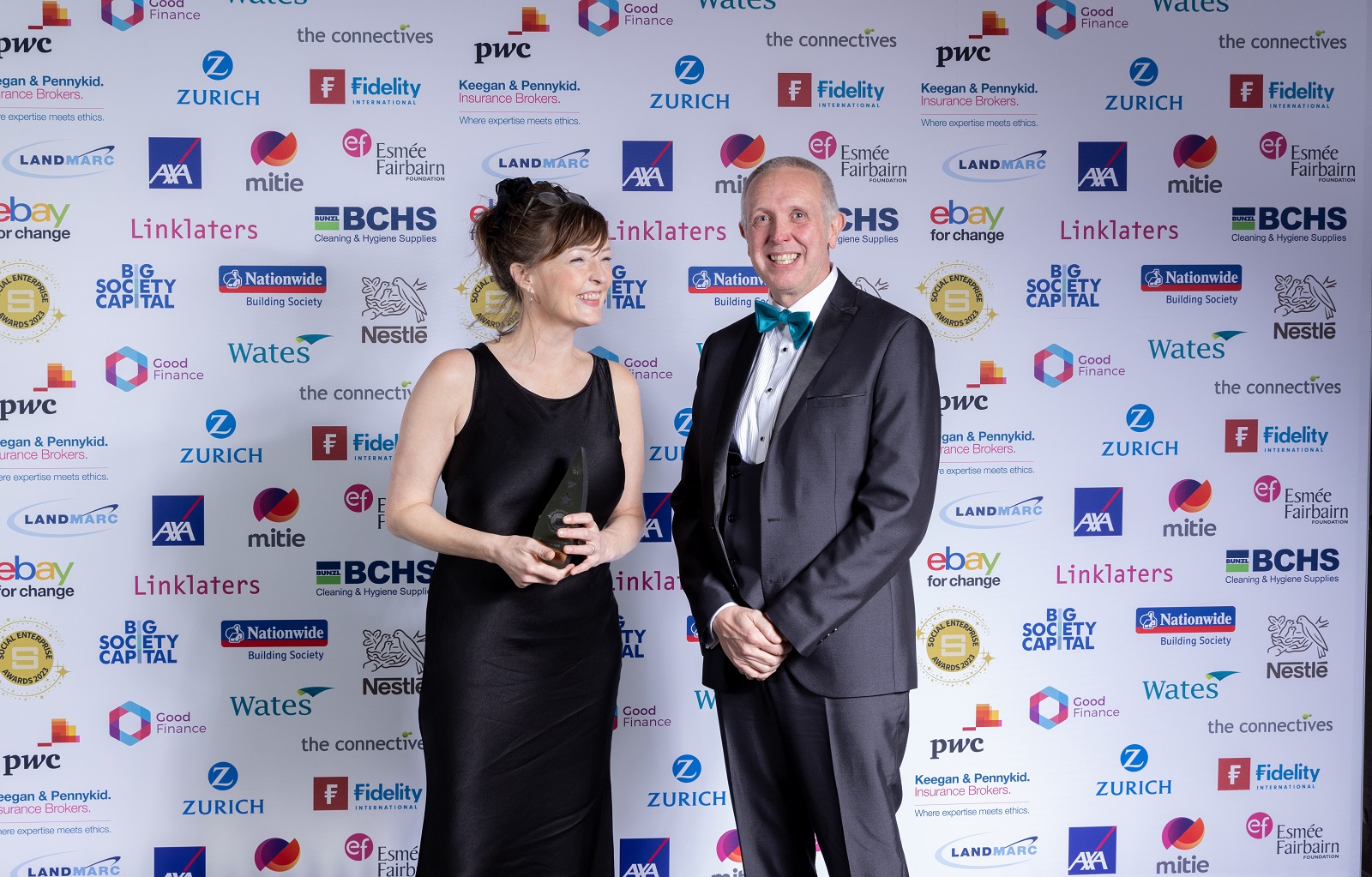 L-R Jo Crawford, Isle of Skye Ferry CIC and Garry Dalton, Keegan & Pennykid